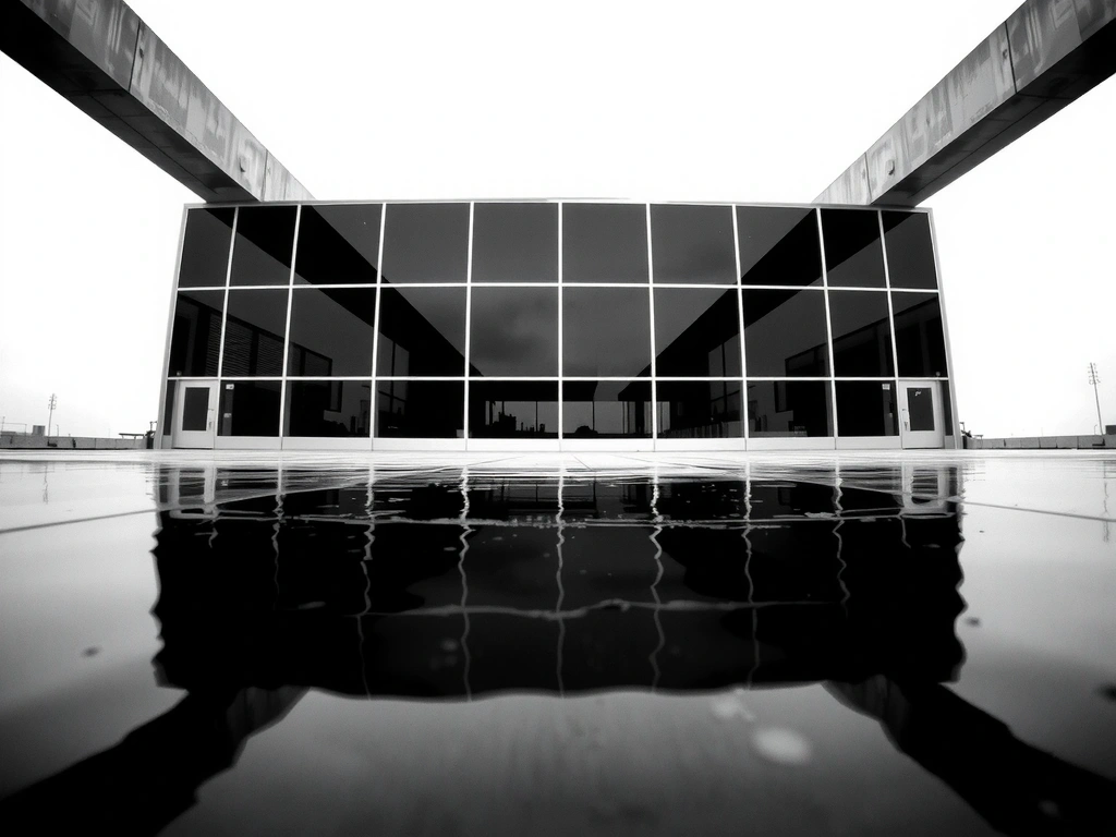 Glass architecture reflection